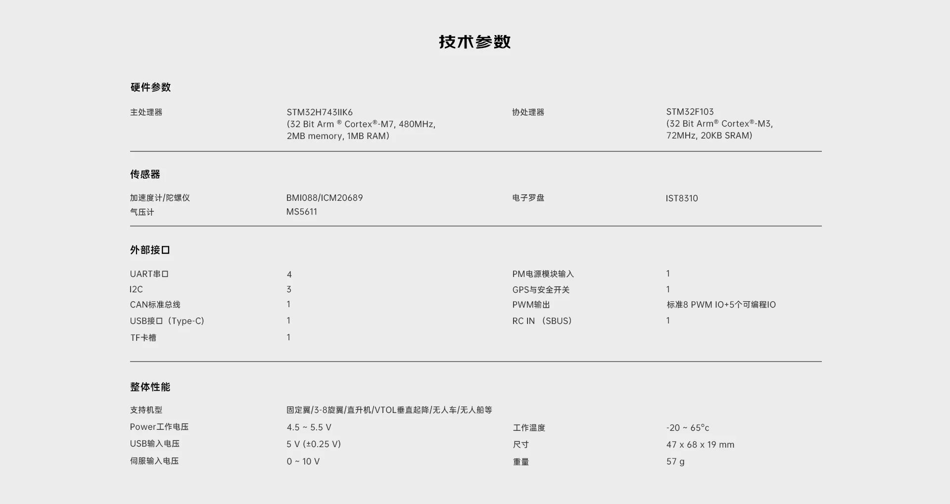 SIYI N7 Autopilot Flight Controller, tem W#+em 17488 STM32H743I
