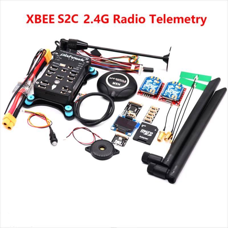 Pixhawk PX4 PIX 2.4.8 32 Bit Flight Controller, XBEE S2C 2.4G Radio Telemetry MON Krev Mc