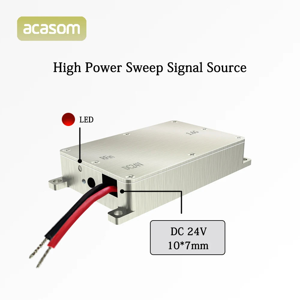 720-950MHz Block Drone Flying 50W High Power wireless Signal Sweep Signal Source For FPV WiFi6 RF High Power VCO Anti Drone 11 acasom High Power Sweep Signal Source LED DC 24V 10*7