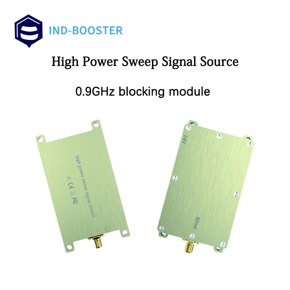 865-965MHz 900MHz 0.9GHZ Anti Drone Module, IND-BOOSTER High Power Sweep Signal Source O.9GHz blocking