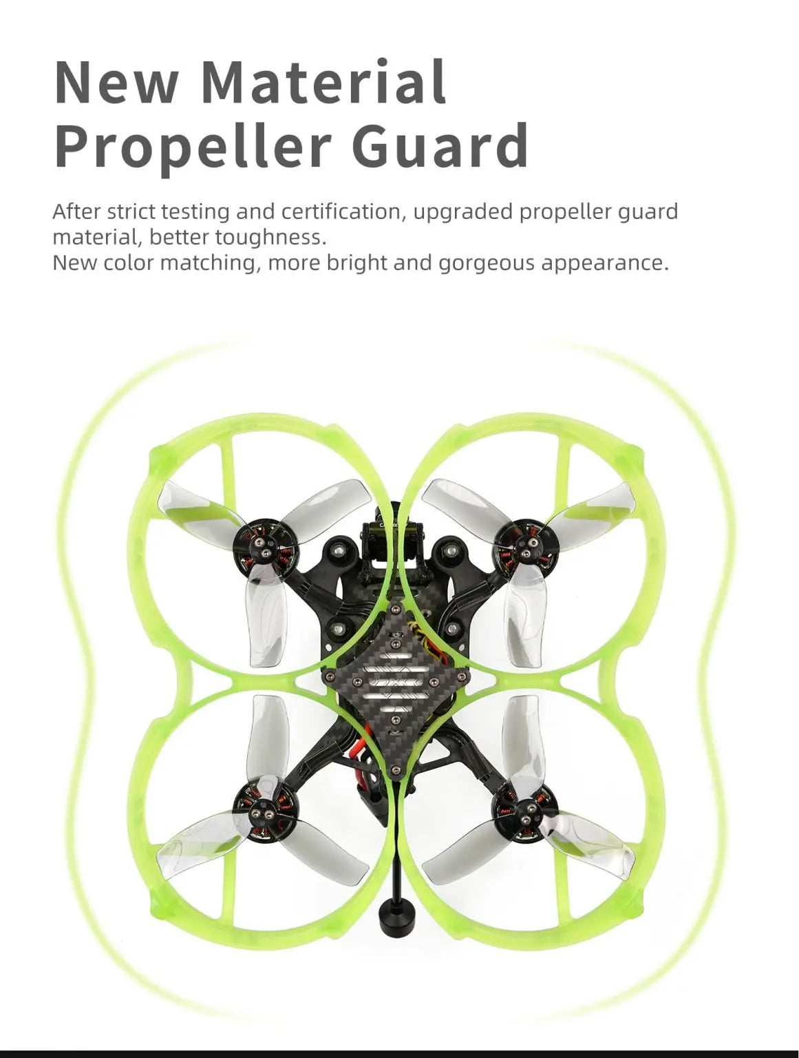 GEPRC CineLog35 FPV Drone - HD VISTA Nebula Pro 6S Cinewhoop F722-45A SPEEDX2 الارتفاع المتين RC FPV كوادكوبتر حرة بدون طيار 11 GEPRC CineLog35 FPV Drone, new Material Propeller Guard After strict testing and certification, upgraded propeller guard material . better