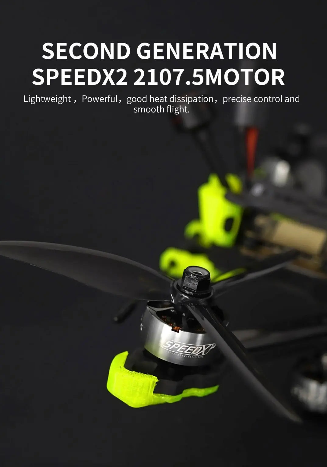 GEPRC MARK5 FPV Drone - Analog Freestyle 4S/6S 5Inch SPEEDX2 2107.5 F722-HD-BT For RC FPV Quadcopter LongRange Freestyle Drone 12 GEPRC MARK5 FPV Drone, SECOND GENERATION SPEEDX2 2107.5MOTOR Lightweight