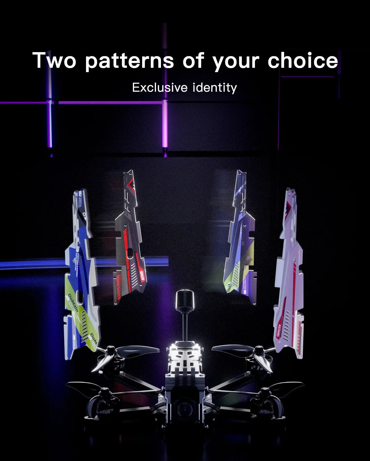 GEPRC DoMain3.6 / DoMain4.2 WTPFV FPV, two patterns of your choice Exclusive identity %