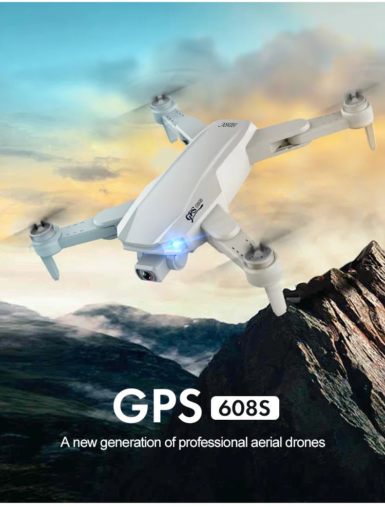S608 Pro GPS Drone - 6K HD Dual HD Camera RC Distance 3KM WIFI FPV Brushless Motor RC Foldable Quadcopter Toy Professional Aerial Camera Drone Professional Camera Drone 30 S608 Pro GPS Drone, RYO GPS 608S Anew generation of professional aerial drones