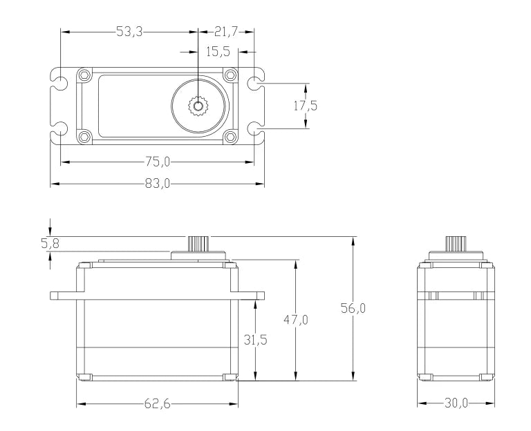 OCServo, OCSERVO OCS-D1001 - 100kg.cm@12