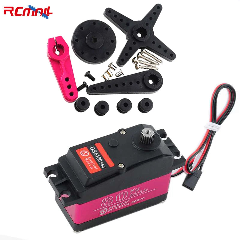 4X DSServo, 7.4V 80KG Digital Metal Robotic Servo SPECIFICATIONS Brand