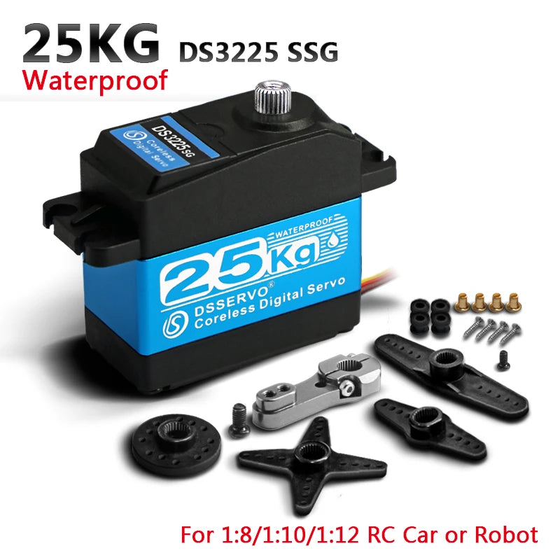 DSServo, 25KG DS3225 SSG Waterproof 3 6666 88 For 1.8