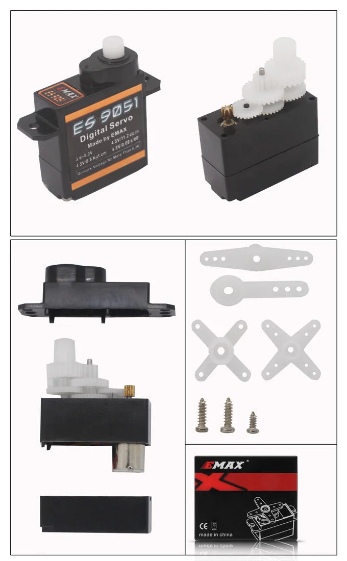 Emax ES9051 Waterproof Servo SPECIFICATIONS Brand Name