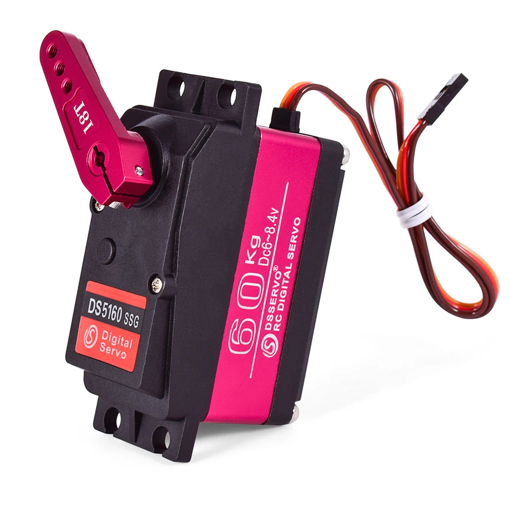 DSServo 8.4V 60Kg 80Kg 150Kg Servo - RC 1/5 Servo Waterproof High Torque Servo Metal Gear Digital Servo For Redcat HPI Baja 5B SS 30 DSServo 8.4V 60Kg 80Kg 150Kg Servo