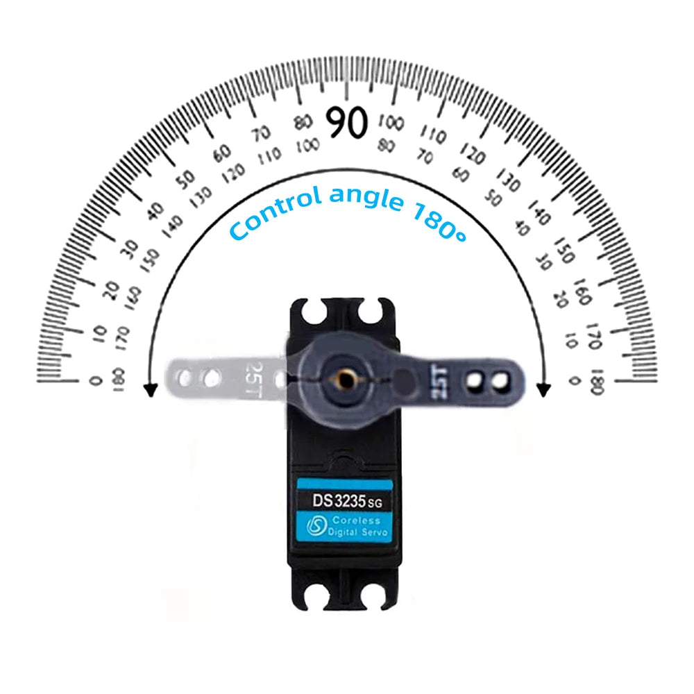 Dsservo, high-precision metal gear with hard anodizing for better accuracy and longer service life