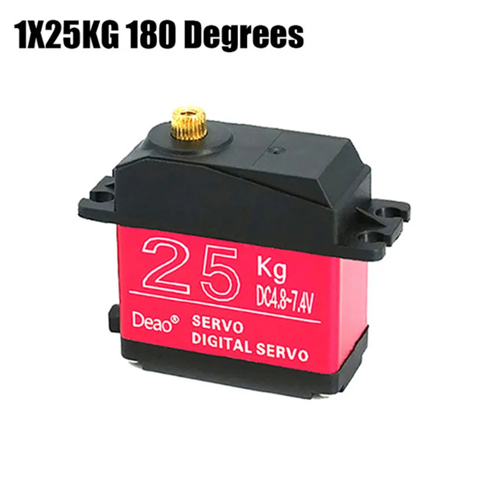 Deao 20kg 25kg 30kg 35kg Servo - 180° 270° High Torque Digital Servo Waterproof Metal Gear 25t Rc Truck Mechanical Arm 18 Deao 20kg 25kg 30kg 35kg Servo - 180°
