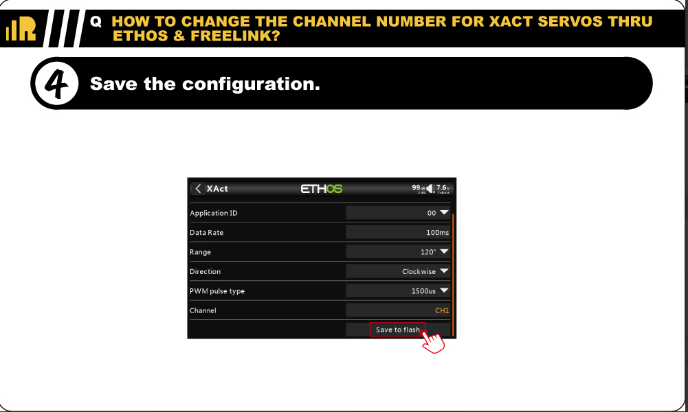 XAct ETHOs 99_ Application ID Data Rate 10Oms Range 1205