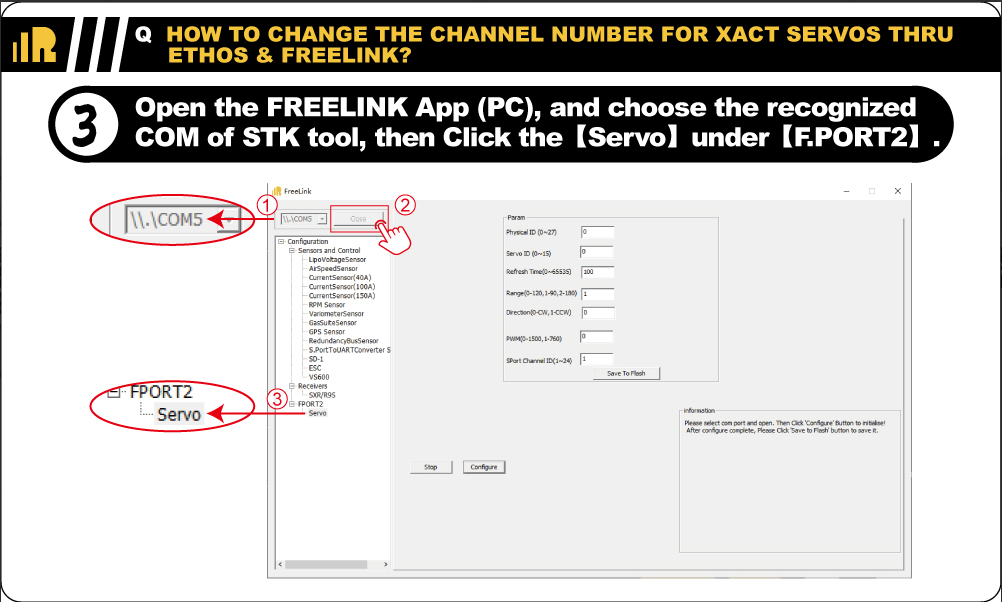 ETHOS & FREELINK CHANGE CHANNEL NUMBER .