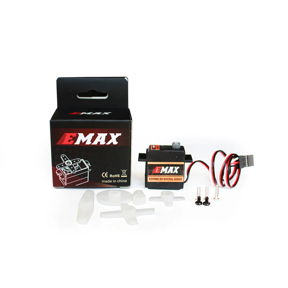 EMAX ES09MD - 13.5G HV Metal Gear Digital Servo 21T Servo لأجزاء ترقية روبوت شاحنة سيارة RC 7 EMAX ES09MD, EMAX Origin : Mainland China Material : Composite Material Recommend Age
