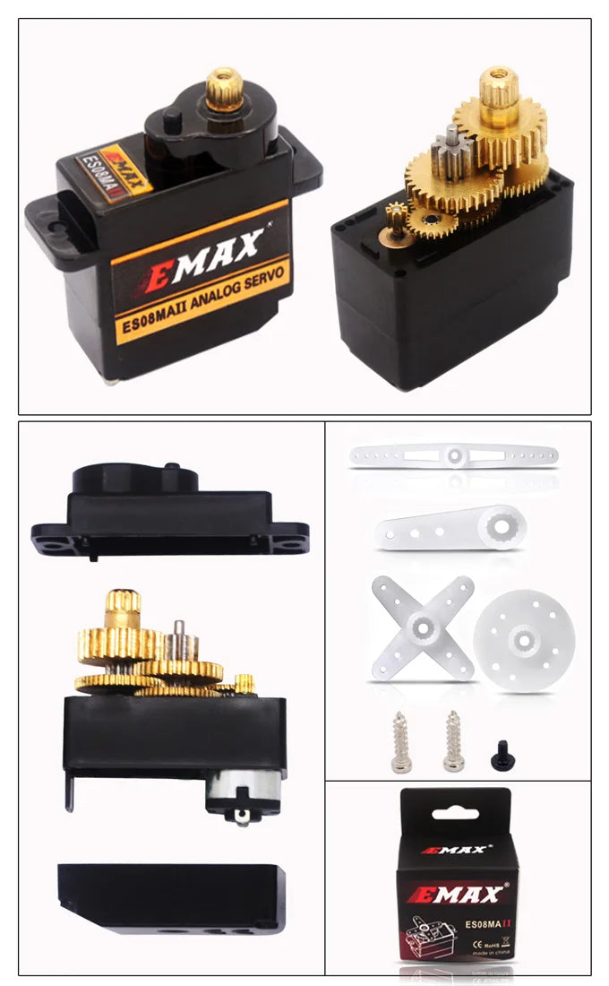 EMAX ES08MA II, [ESOBMALI = One MaX ServO ANALOG]