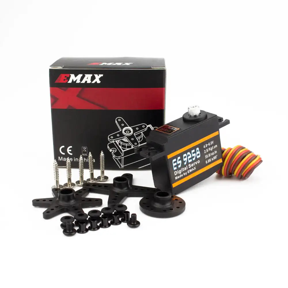 EMAX ES9258 Rotor Tail Servo, EMAX Origin : Mainland China Material : metal Recommend Age 