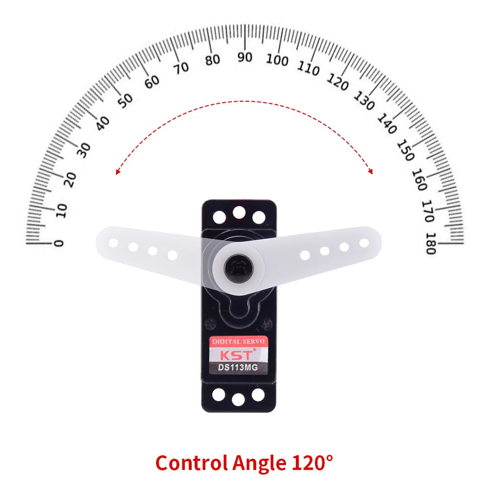 KST DS113MG Servo, this ensures that the servo maintains its accuracy and responsiveness even during aggressive maneuver