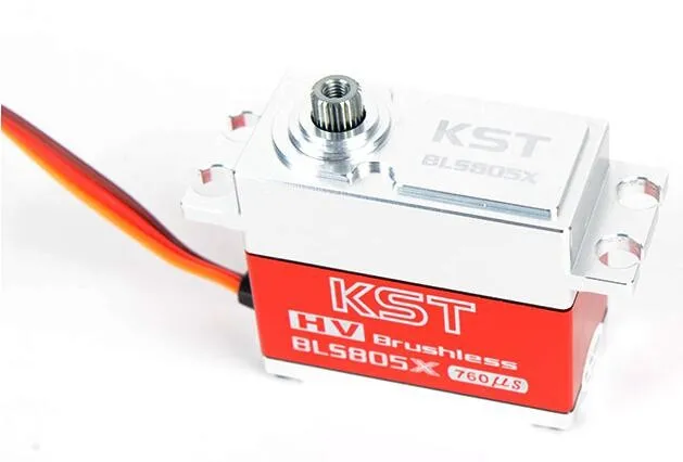 KST BLS805X HV Brushless servo High Voltage Metal Gear Servo for 550-700 RC heli Multicopter Drones