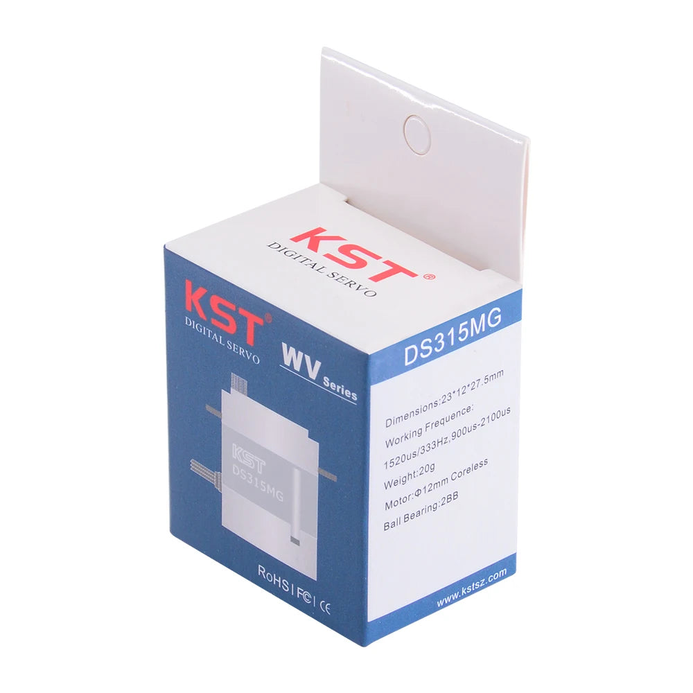 KST DS315MG 8.4 فولت 4 كجم ميتال جير محرك معزز رقمي صغير لطائرات بدون طيار الطائرات بدون طيار طائرات الهليكوبتر نماذج RC 14 SERVO KST DS31SMG DIGITAL -SERVO WV S