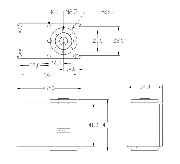 OCServo, OCSERVO ROBS-802 - 80kg.cm Servo 