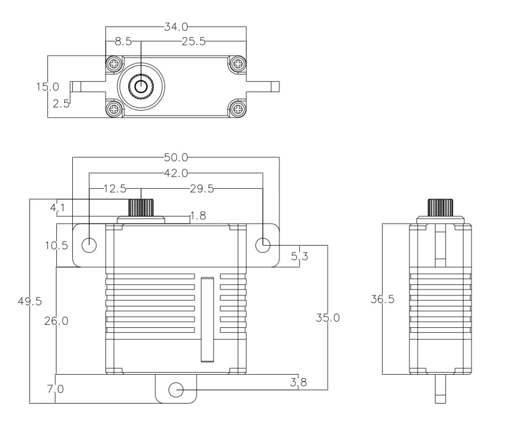 OCServo, OCSERVO OCS-D3509 Specification: Vehicles & Remote Control