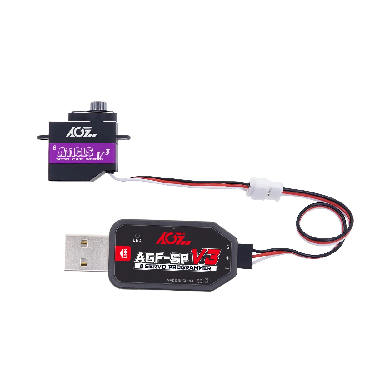 AGFRC A11CLS V3, use of high quality coreless motor, high accuracy titanium gear and 2 ball bearings .