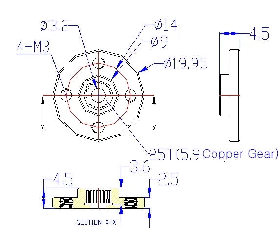 Feetech STS3215, one key calibration, 360 degree angle installation at any position . one key correction current position is