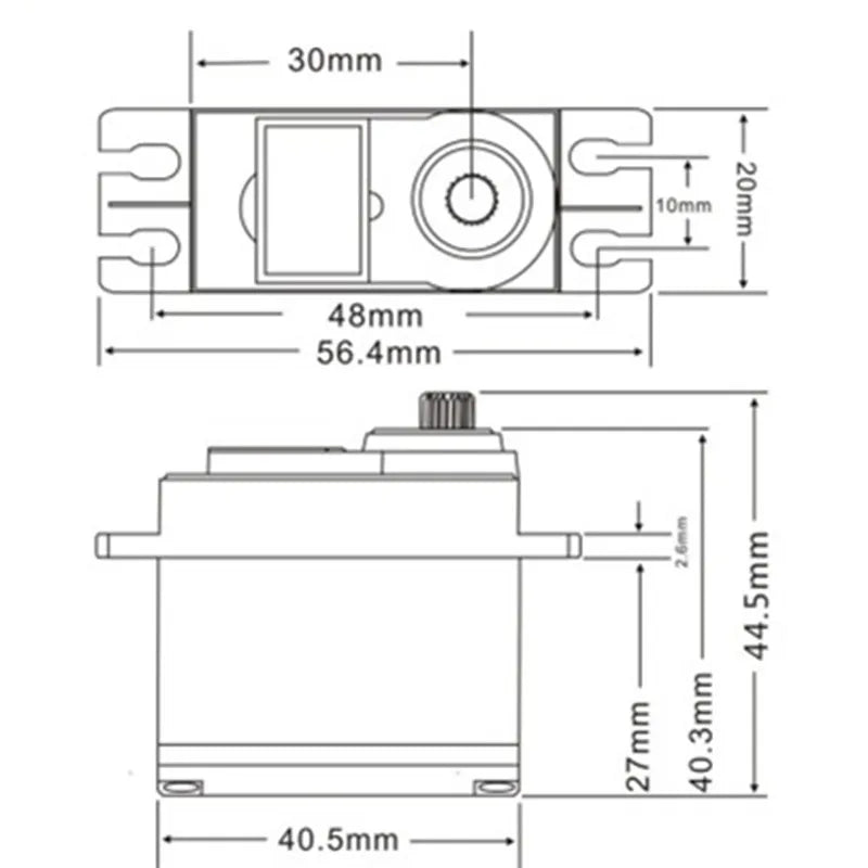 JX PDI-HV5523MG, high-precision Taiwan-made aluminium gears with hard anodizing .