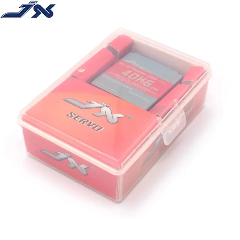 JX Servo, high-precision metal gears with hard anodizing -- Full CNC aluminium 