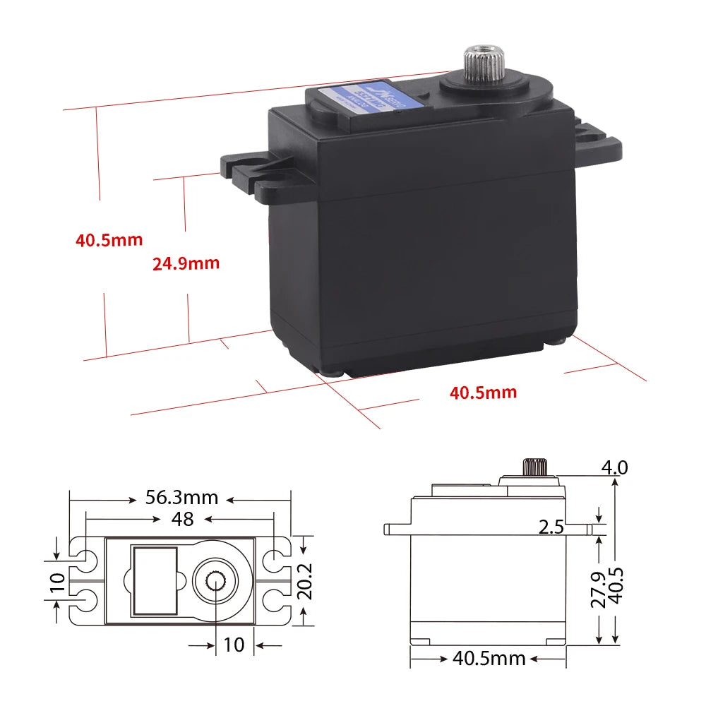 JX Servo PS-5521MG SPECIFICATIONS Brand Name 