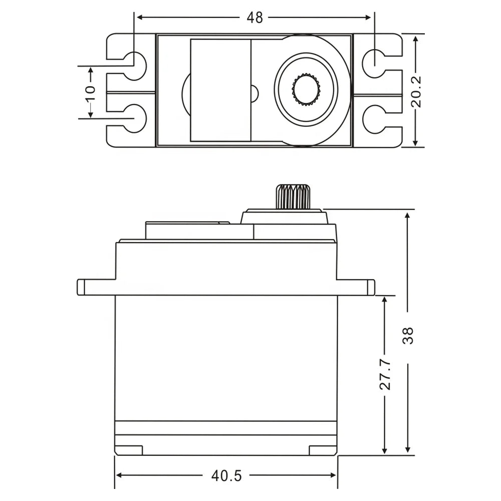 JX Servo PDI-6115MG 15kg 6V 0.126Se