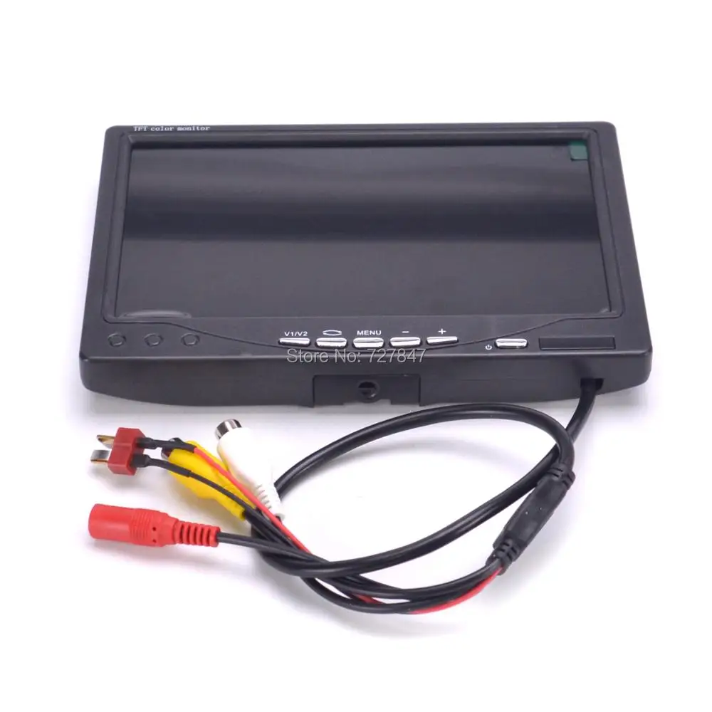 شاشة FPV مقاس 7 بوصات - أحدث شاشة LCD TFT FPV مقاس 7 بوصات مقاس 1024 × 600 وشاشة تحكم عن بعد وشاشة FPV للتصوير الفوتوغرافي Sunhood للمحطة الأرضية 22