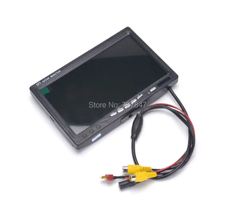 شاشة FPV مقاس 7 بوصات - أحدث شاشة LCD TFT FPV مقاس 7 بوصات مقاس 1024 × 600 وشاشة تحكم عن بعد وشاشة FPV للتصوير الفوتوغرافي Sunhood للمحطة الأرضية 28