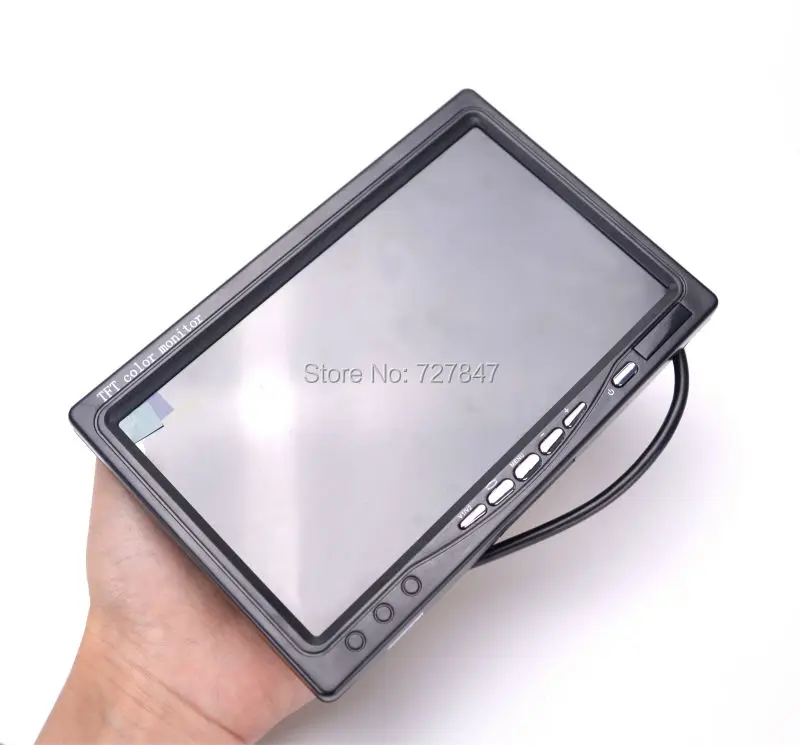 شاشة FPV مقاس 7 بوصات - أحدث شاشة LCD TFT FPV مقاس 7 بوصات مقاس 1024 × 600 وشاشة تحكم عن بعد وشاشة FPV للتصوير الفوتوغرافي Sunhood للمحطة الأرضية 30