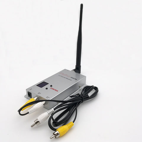 1.2G 1.5W 8CH VTX / 12CH VRX, Note: It cannot solely transmit the audio signal