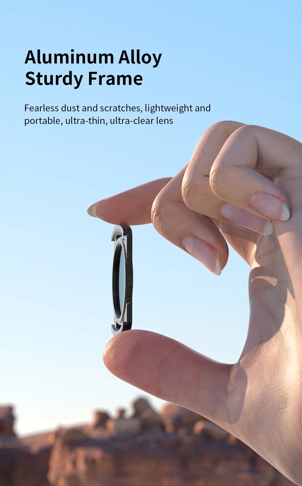 GEPRC O3 Air Unit ND Filter, Aluminum Alloy Sturdy Frame Fearless dust and scratches, lightweight and portable,