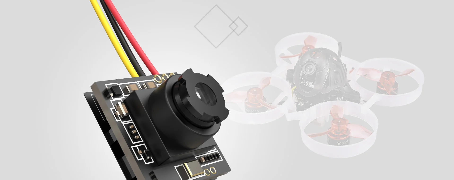 Runcam Nano 3 Analog Camera, the RunCam Nano 3 has a 1/3'' 800TVL high-resolution