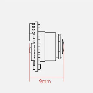 Runcam Nano 3 Analog Camera - 800TVL 1/3 CMOS Sensor FOV