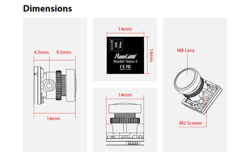 RunCam Nano4 Analog Camera 
