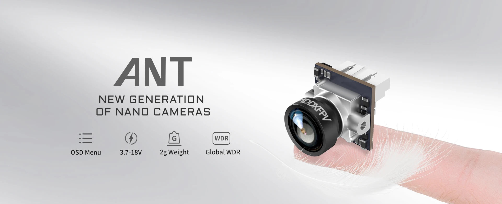 ANT NEW GENERATION OF NANO CAMERAS WDR OSD Menu 