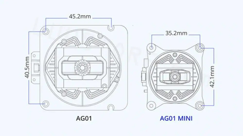 RadioMaster AG01 Gimbal, Custom designed for the RadioMaster Zorro and TX12, these gimba