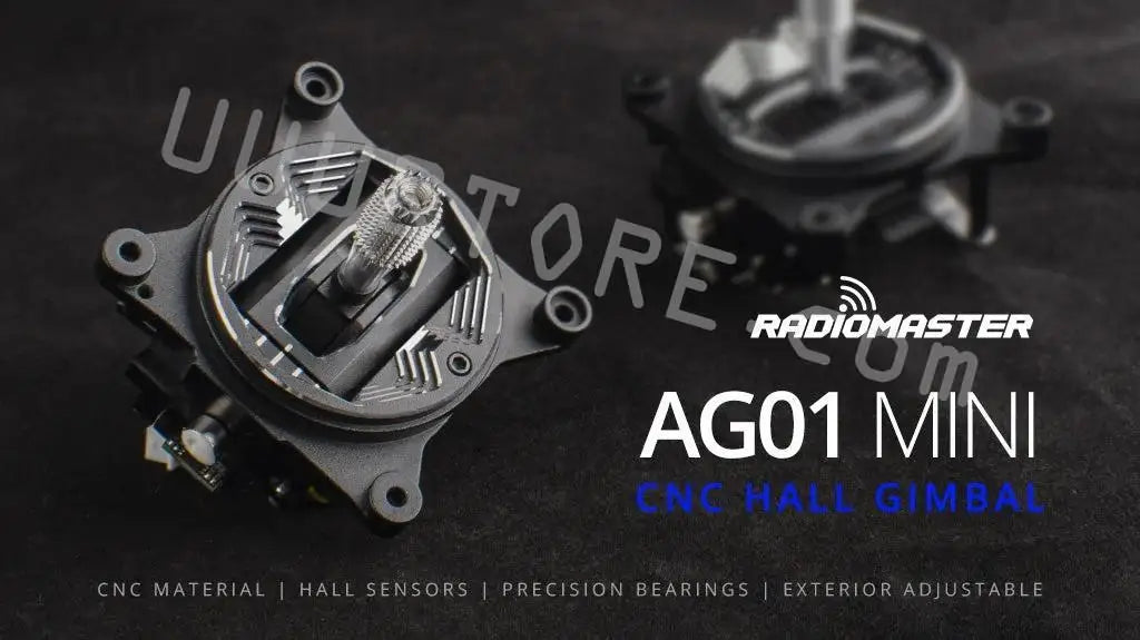 RadioMaster AG01 Gimbal, HALL SENSORS PRECISION BEARINGS EXTERIOR ADJ