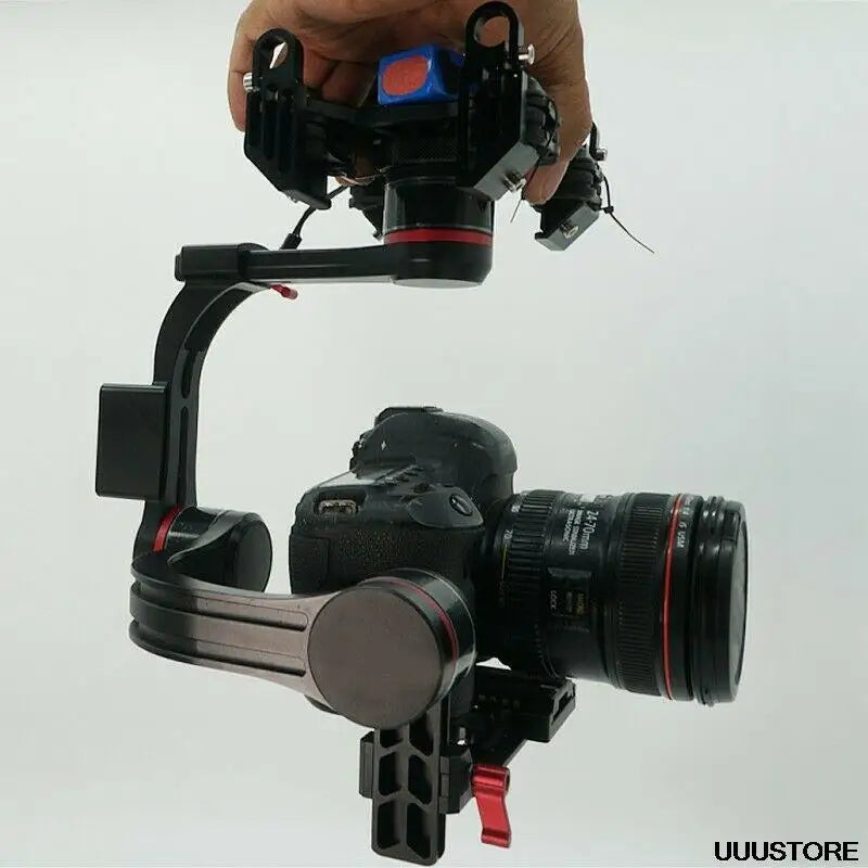 3 Axis Brushless Gimbal, uuustore 3 Axis Gimbal Stabilizer adopts full CNC