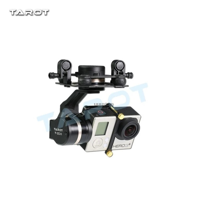ترقية التارو TL3T01 3-Axis GOPRO 3DIII معدن Gimbal PTZ مدمج مؤازر للكاميرا GOPRO 4 3+ Gopro3 FPV Photography 8 GOPRO HERO 3/3 +/ 4 Input Power: 3S-6S Li