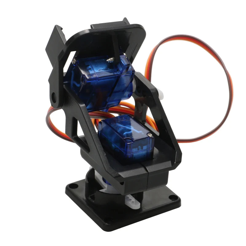 1Set Dual Axle Servo Gimbal, it has beautiful appearance, precise production, no false and no sloshing .