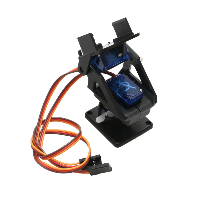1Set Dual Axle Servo Gimbal, Package include: 1pcs x Gimbal 2pc x 9g
