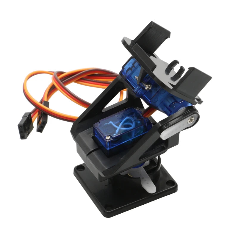 1Set Dual Axle Servo Gimbal, it has beautiful appearance, precise production, no false and no sloshing .
