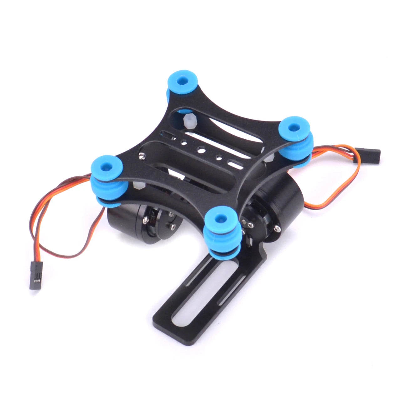 2-AXIS 2 Axis Brushless Gimbal, 1 x Assembled aluminum gimbal installed 2 motors (we