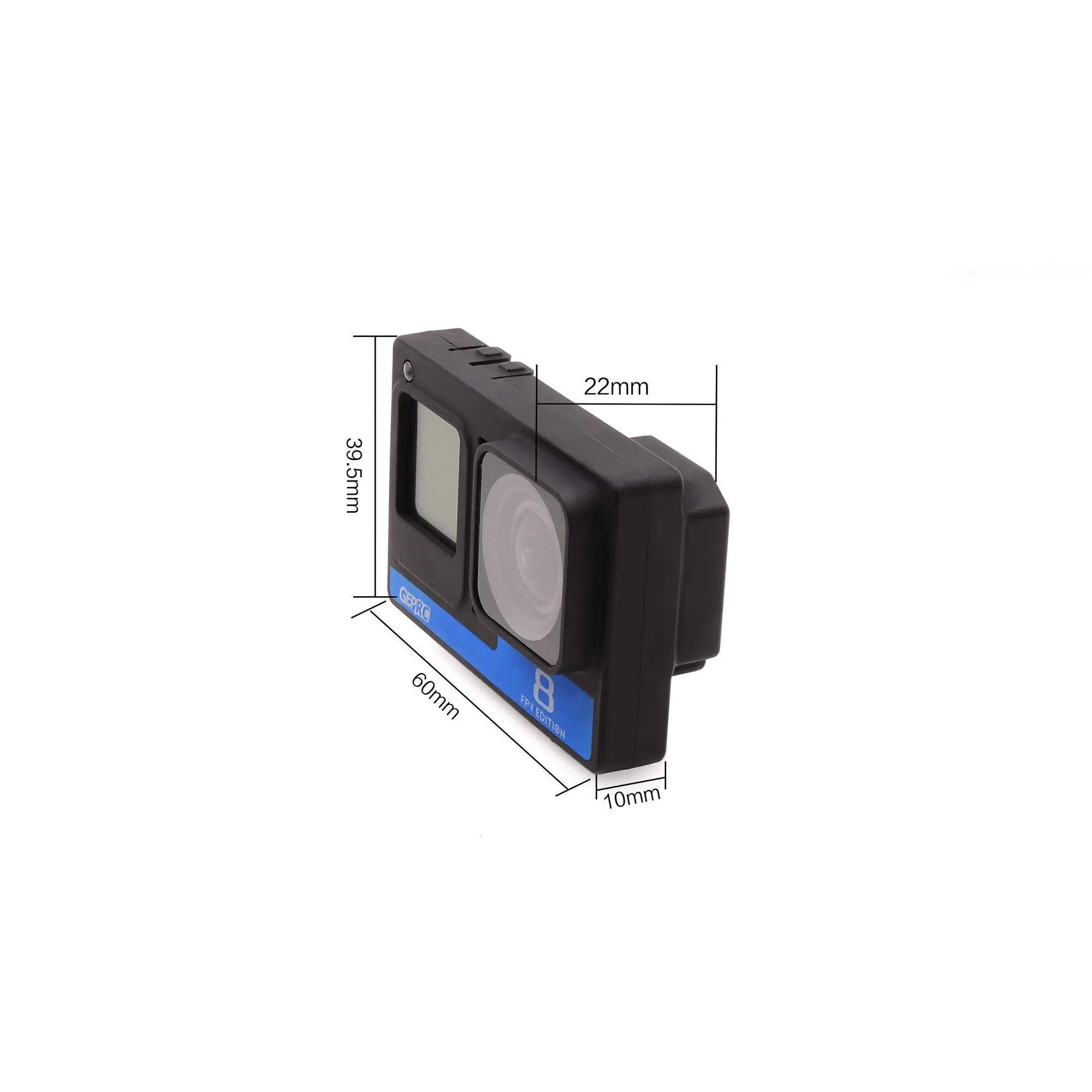 GEPRC Naked GoPro Hero 8 Full Camera, HyperSmooth 2.0+ stabilizes the video,and also through Reelsteady