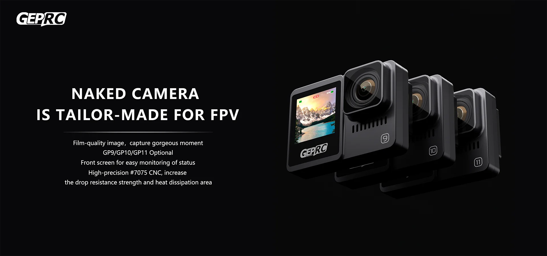 GEPRC Naked Camera GP9/GP10/GP11 Parts 17 GEPRC Naked Camera, GEPRC NAKED CAMERA IS TAILOR-MADE FOR FP